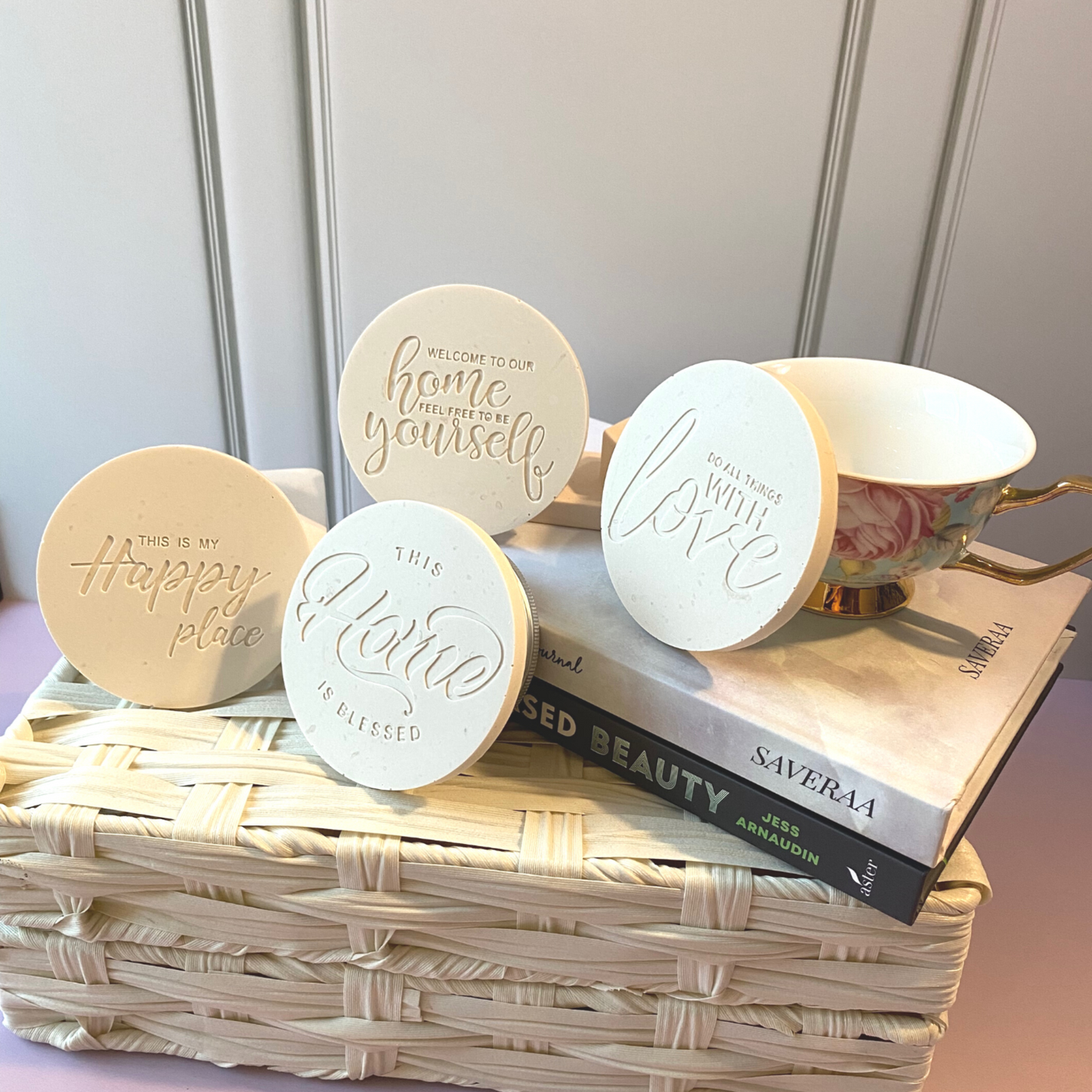 4 piece Quote Coaster